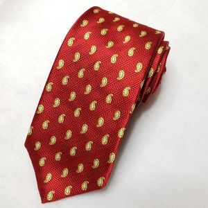 Robert Talbott Best of Class Red Paisley Tie